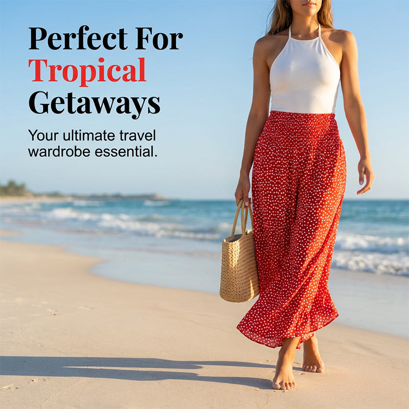 🤩🤩Women’s Flowy High Waist Wide-Leg Pants – Slimming, Comfy & Chic
