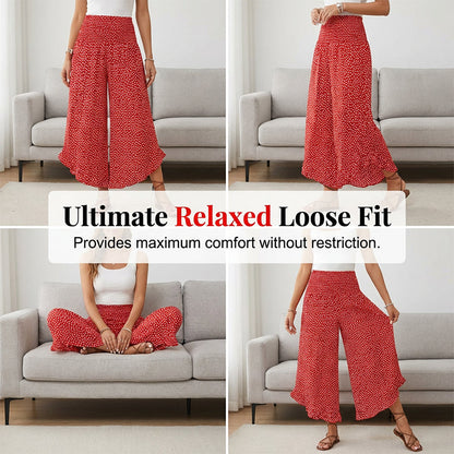 🤩🤩Women’s Flowy High Waist Wide-Leg Pants – Slimming, Comfy & Chic